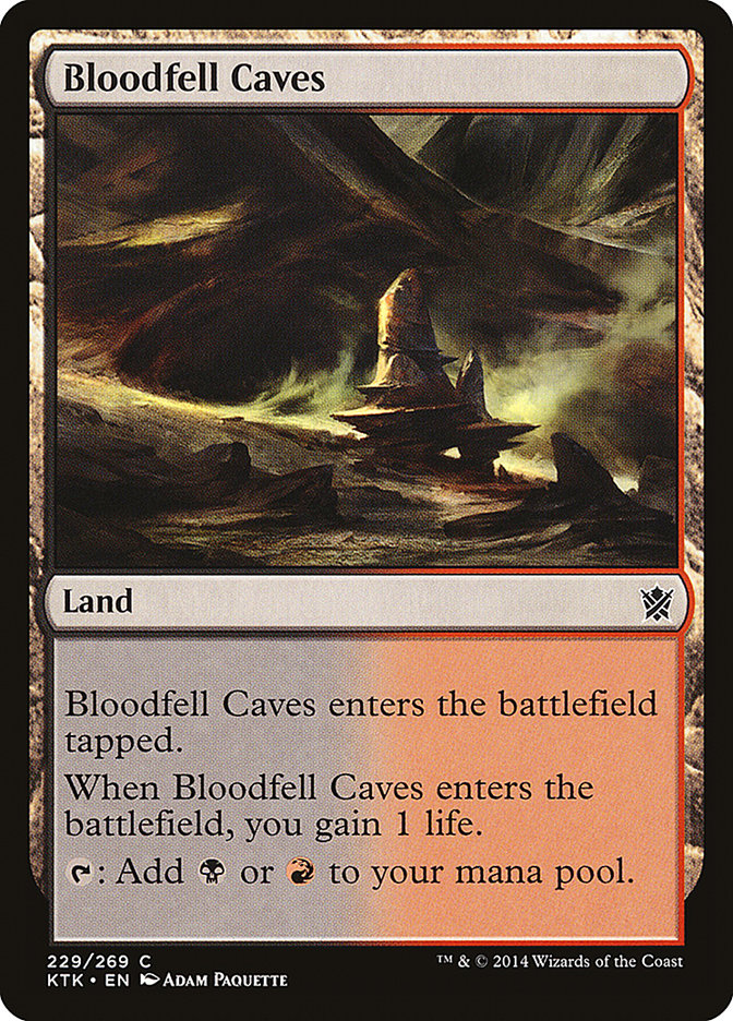 Bloodfell Caves [Khans of Tarkir] | GrognardGamesBatavia