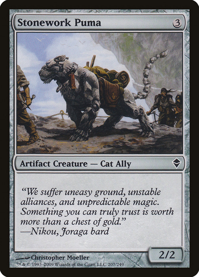 Stonework Puma [Zendikar] | GrognardGamesBatavia