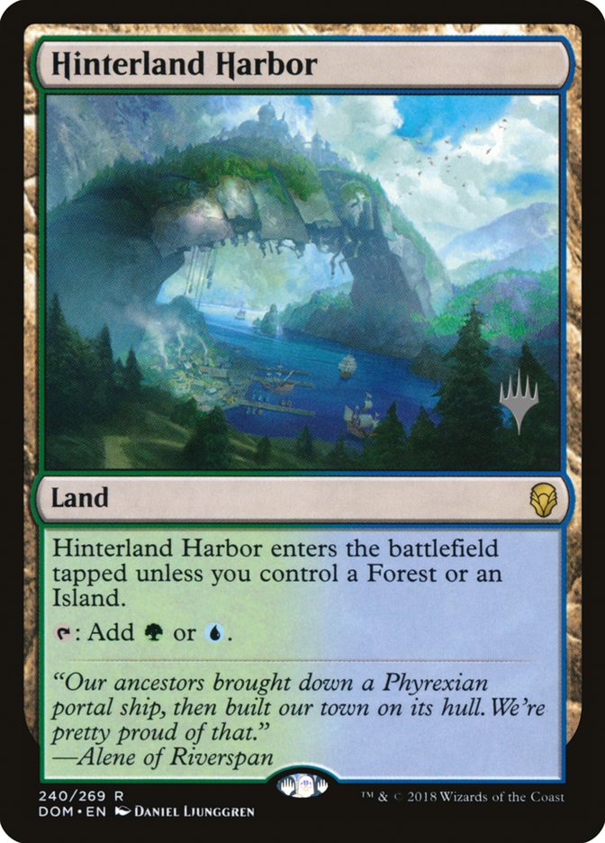 Hinterland Harbor (Promo Pack) [Dominaria Promos] | GrognardGamesBatavia