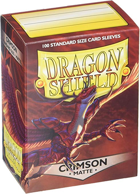 Dragon Shield Matte Sleeves - Crimson | GrognardGamesBatavia