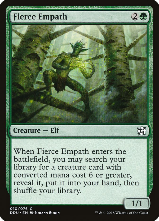 Fierce Empath [Duel Decks: Elves vs. Inventors] | GrognardGamesBatavia