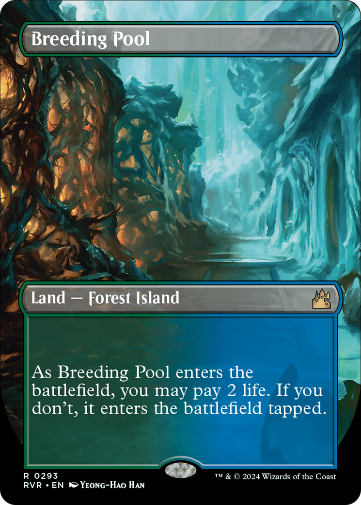 Breeding Pool (Borderless) [Ravnica Remastered] | GrognardGamesBatavia