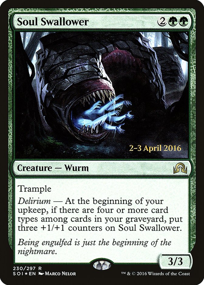 Soul Swallower [Shadows over Innistrad Prerelease Promos] | GrognardGamesBatavia