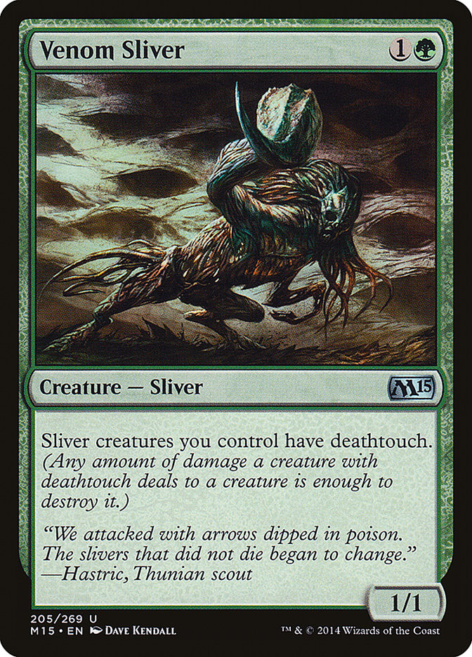 Venom Sliver [Magic 2015] | GrognardGamesBatavia