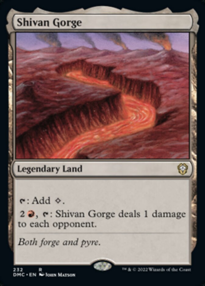 Shivan Gorge [Dominaria United Commander] | GrognardGamesBatavia
