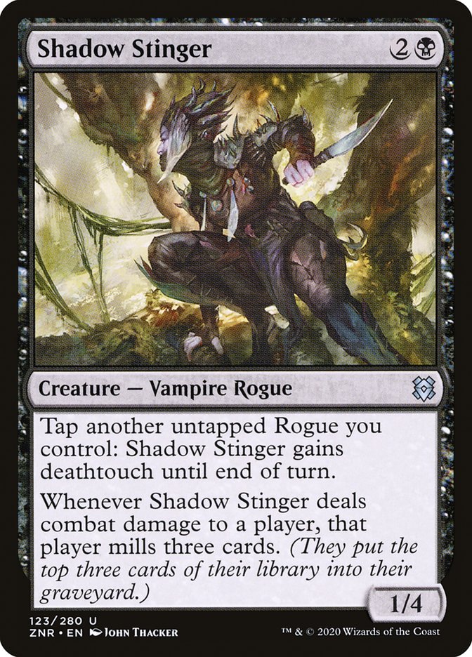 Shadow Stinger [Zendikar Rising] | GrognardGamesBatavia