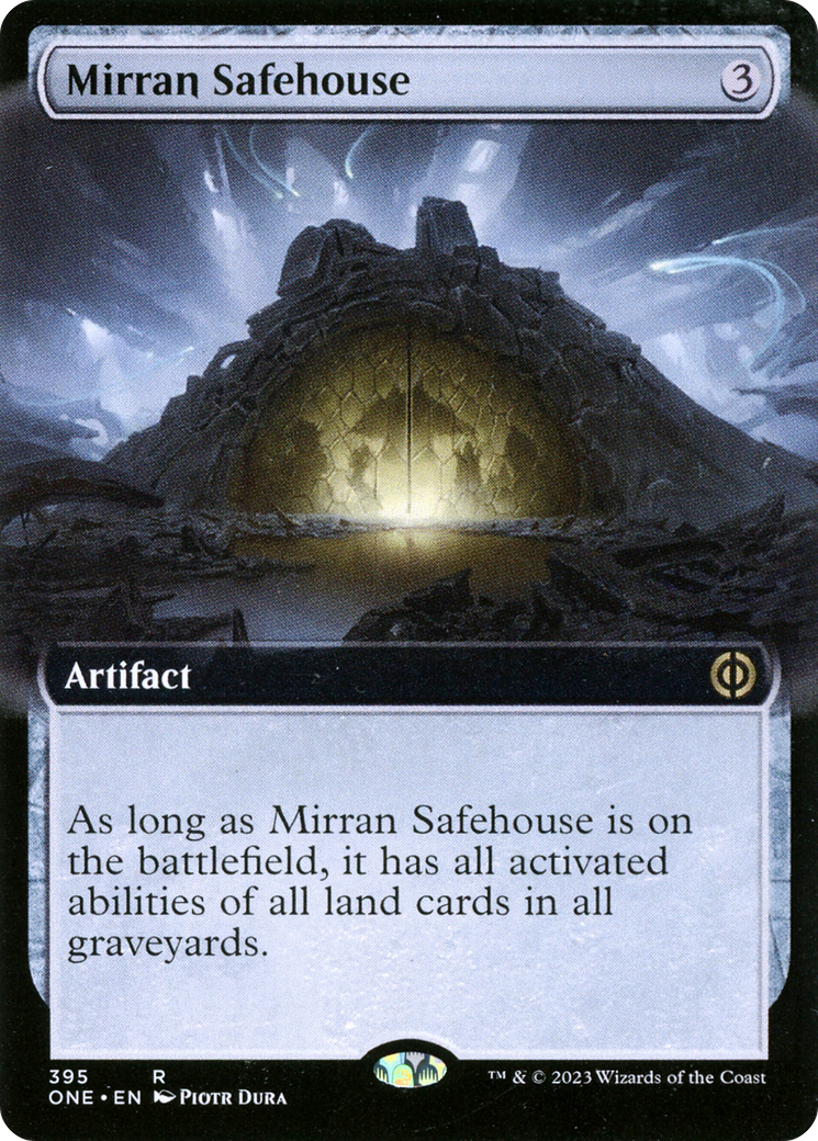 Mirran Safehouse (Extended Art) [Phyrexia: All Will Be One] | GrognardGamesBatavia