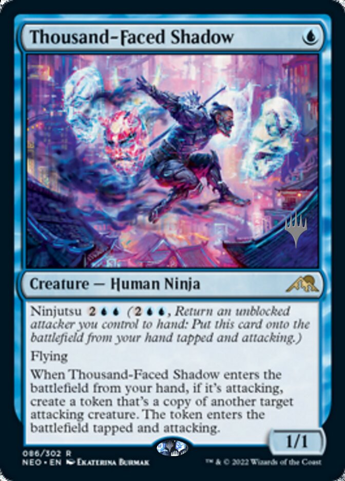 Thousand-Faced Shadow (Promo Pack) [Kamigawa: Neon Dynasty Promos] | GrognardGamesBatavia