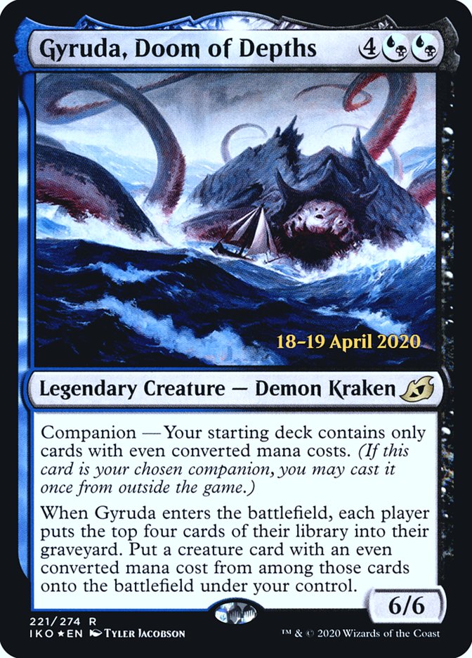 Gyruda, Doom of Depths [Ikoria: Lair of Behemoths Prerelease Promos] | GrognardGamesBatavia