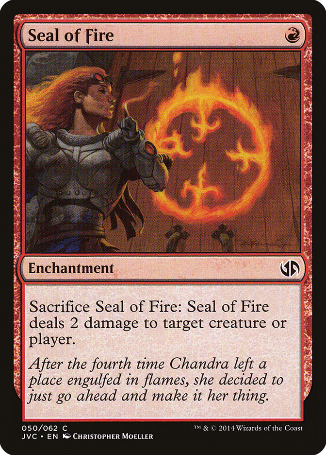 Seal of Fire [Duel Decks Anthology] | GrognardGamesBatavia