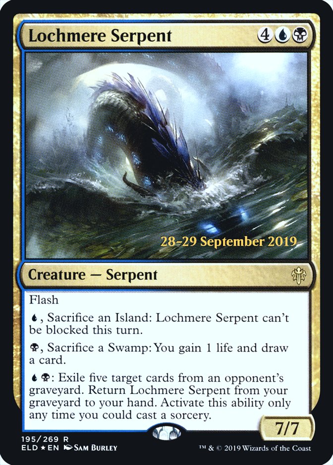 Lochmere Serpent [Throne of Eldraine Prerelease Promos] | GrognardGamesBatavia