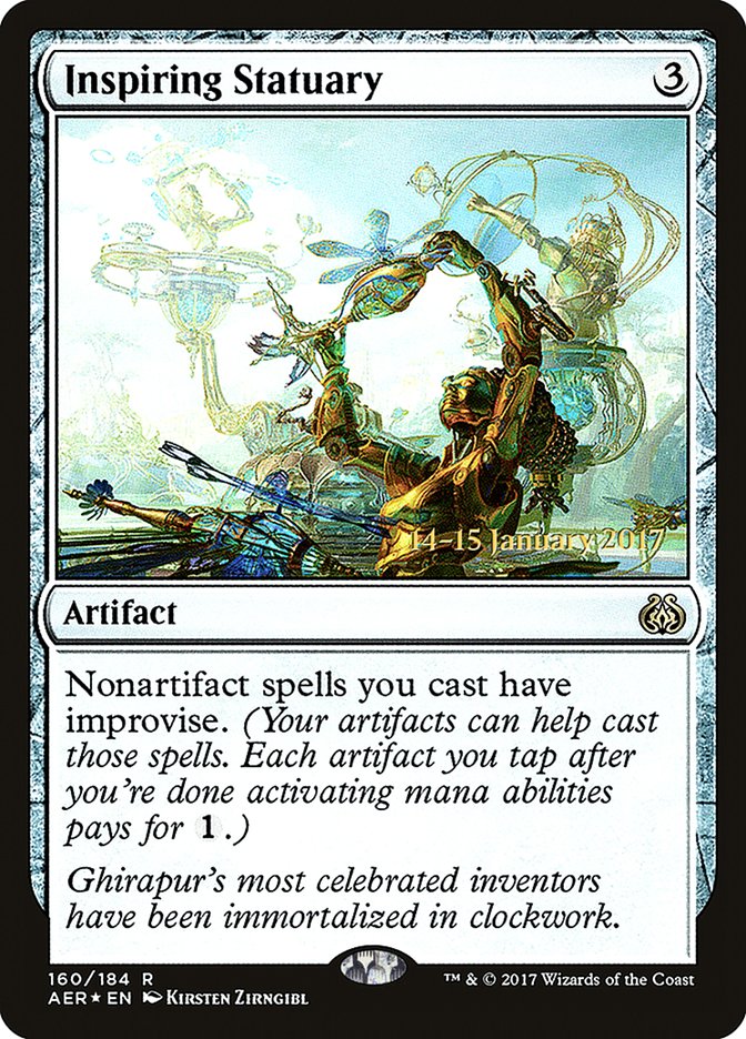 Inspiring Statuary [Aether Revolt Prerelease Promos] | GrognardGamesBatavia