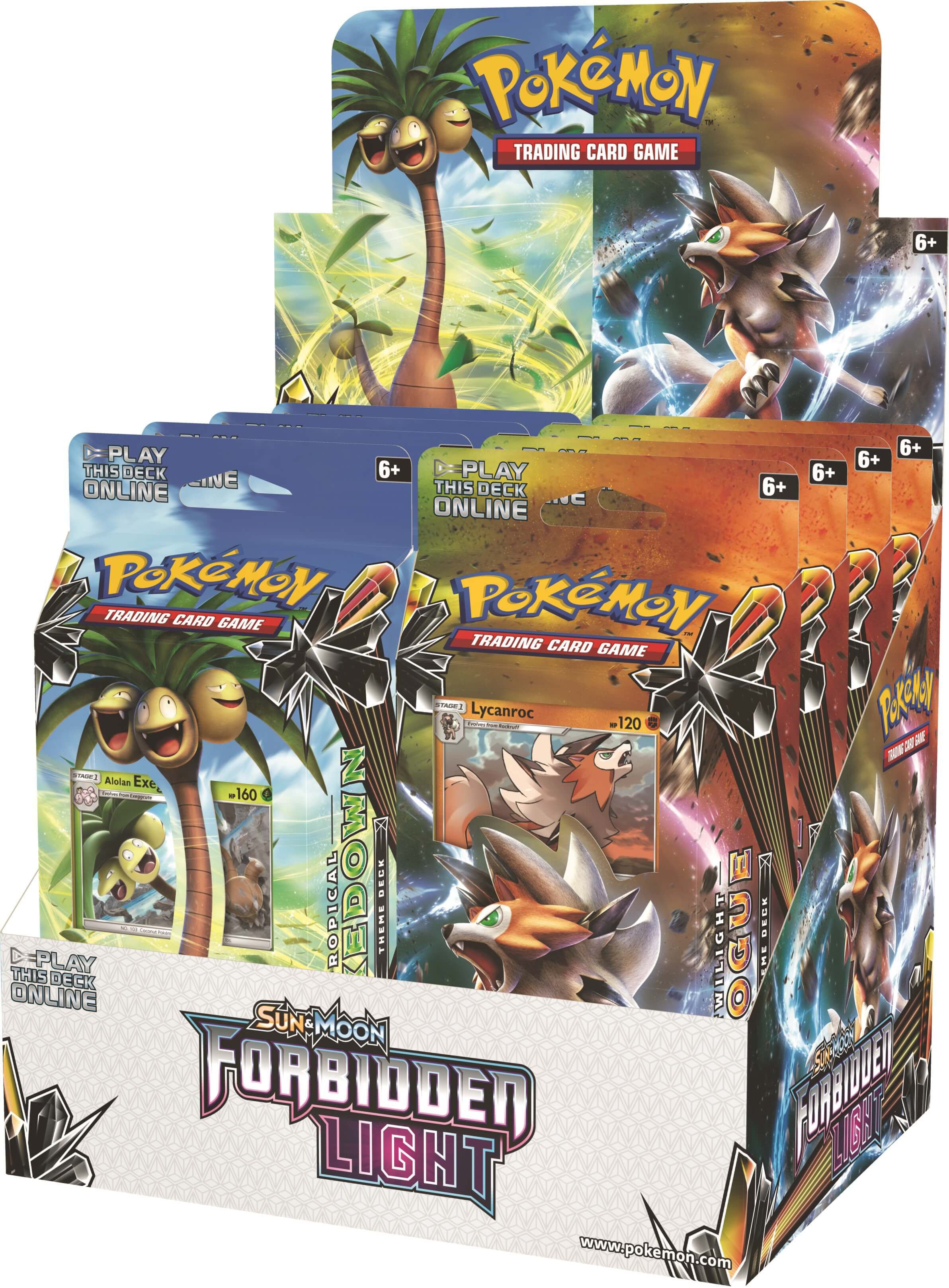 Sun & Moon: Forbidden Light - Theme Deck Display | GrognardGamesBatavia