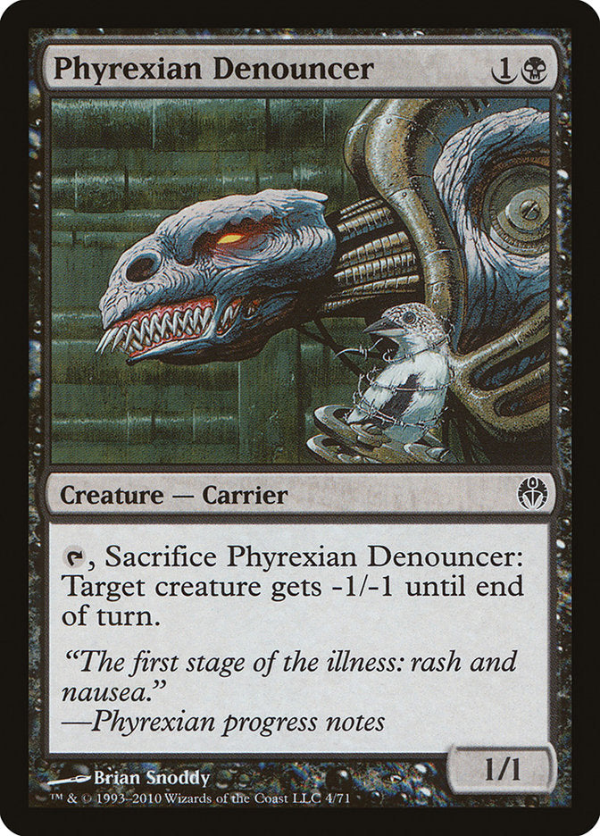 Phyrexian Denouncer [Duel Decks: Phyrexia vs. the Coalition] | GrognardGamesBatavia