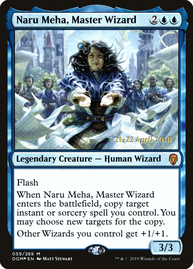 Naru Meha, Master Wizard [Dominaria Prerelease Promos] | GrognardGamesBatavia