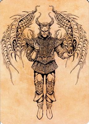 Raphael, Fiendish Savior Art Card (75) [Commander Legends: Battle for Baldur's Gate Art Series] | GrognardGamesBatavia