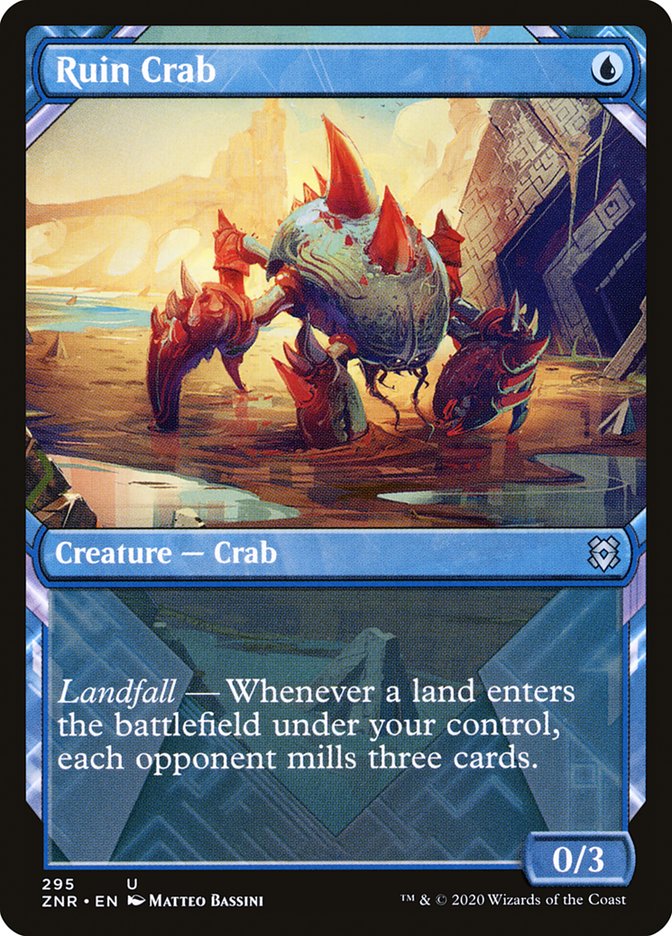 Ruin Crab (Showcase) [Zendikar Rising] | GrognardGamesBatavia