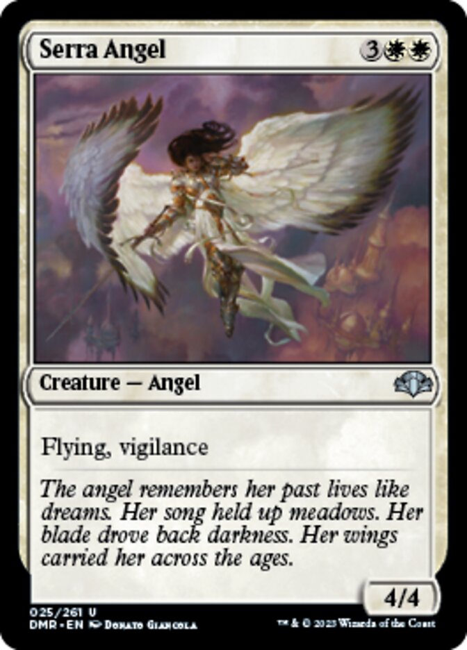 Serra Angel [Dominaria Remastered] | GrognardGamesBatavia