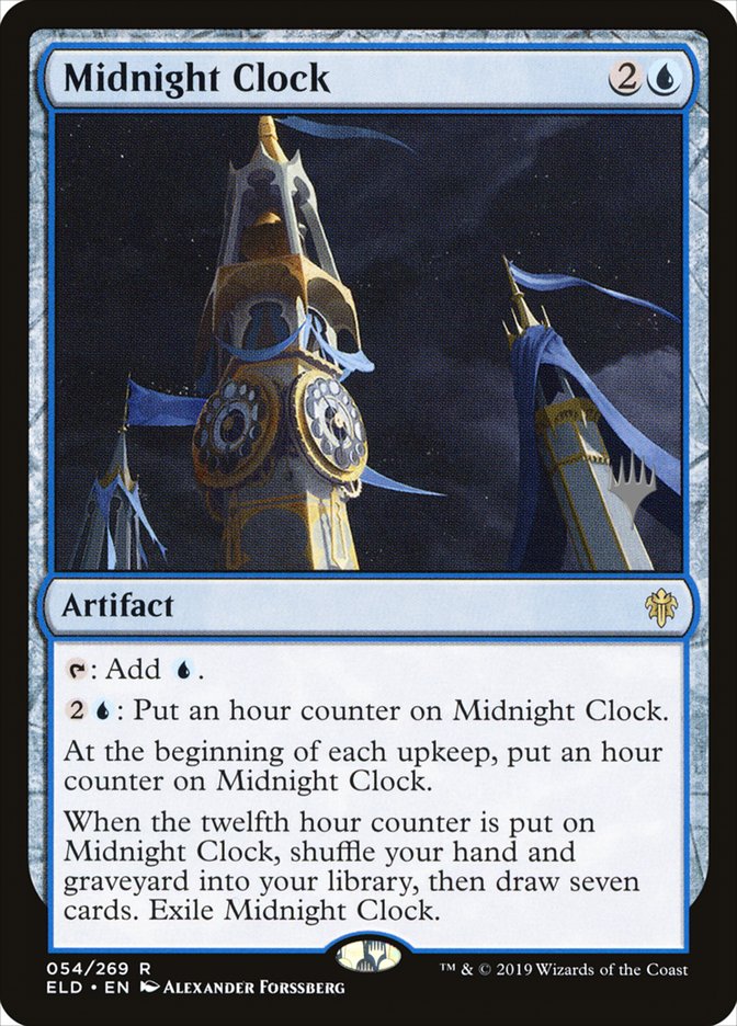 Midnight Clock (Promo Pack) [Throne of Eldraine Promos] | GrognardGamesBatavia