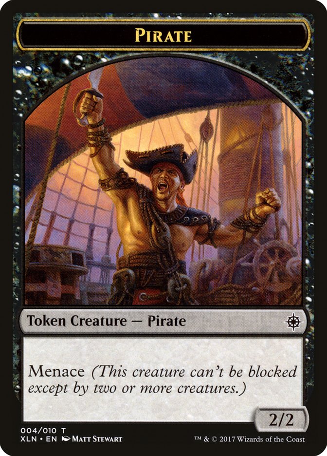 Pirate Token [Ixalan Tokens] | GrognardGamesBatavia