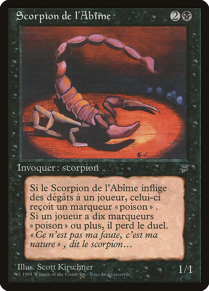 Pit Scorpion (French) - "Scorpion de l'Abime" [Renaissance] | GrognardGamesBatavia