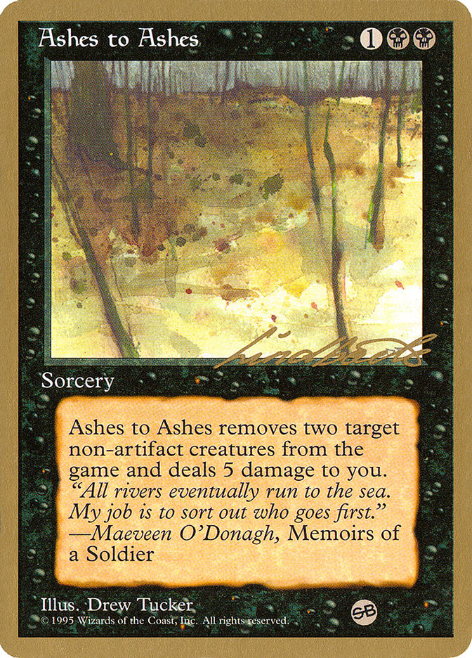 Ashes to Ashes (Leon Lindback) (SB) [Pro Tour Collector Set] | GrognardGamesBatavia