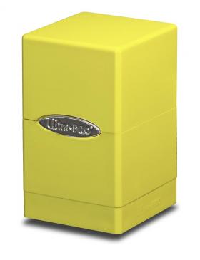 Ultra Pro Satin Tower Deck Box - Yellow | GrognardGamesBatavia