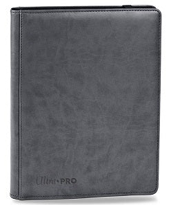 Ultra Pro Premium 9-Pocket Grey PRO-Binder | GrognardGamesBatavia