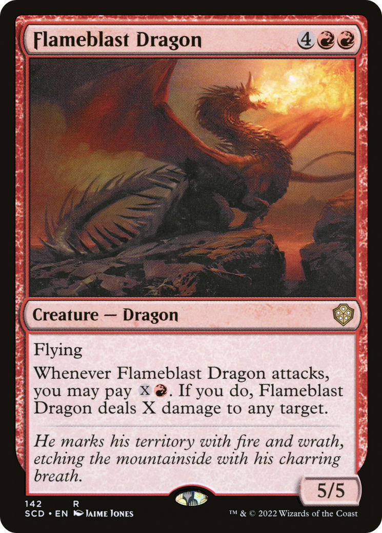 Flameblast Dragon [Starter Commander Decks] | GrognardGamesBatavia