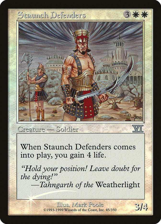 Staunch Defenders [Friday Night Magic 2000] | GrognardGamesBatavia