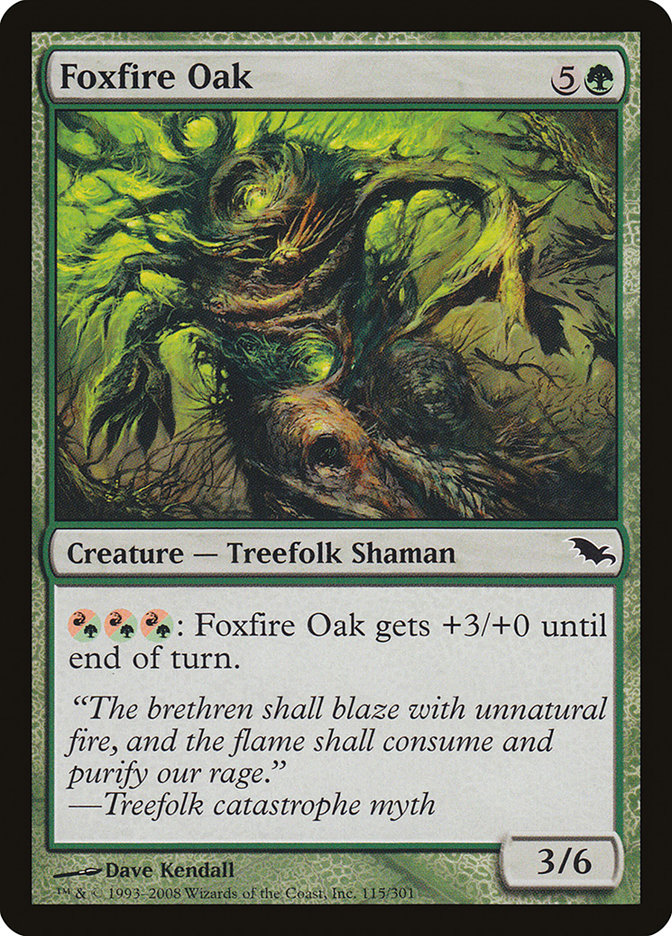 Foxfire Oak [Shadowmoor] | GrognardGamesBatavia