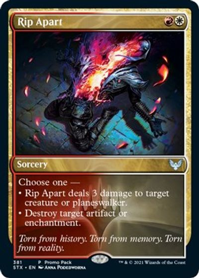 Rip Apart (Promo Pack) [Strixhaven: School of Mages Promos] | GrognardGamesBatavia