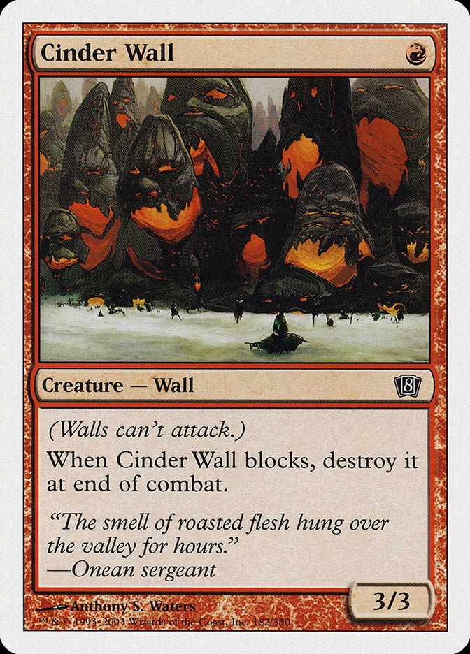 Cinder Wall [Eighth Edition] | GrognardGamesBatavia