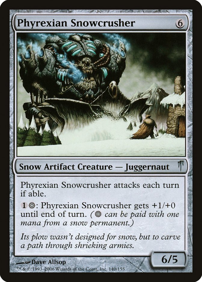 Phyrexian Snowcrusher [Coldsnap] | GrognardGamesBatavia