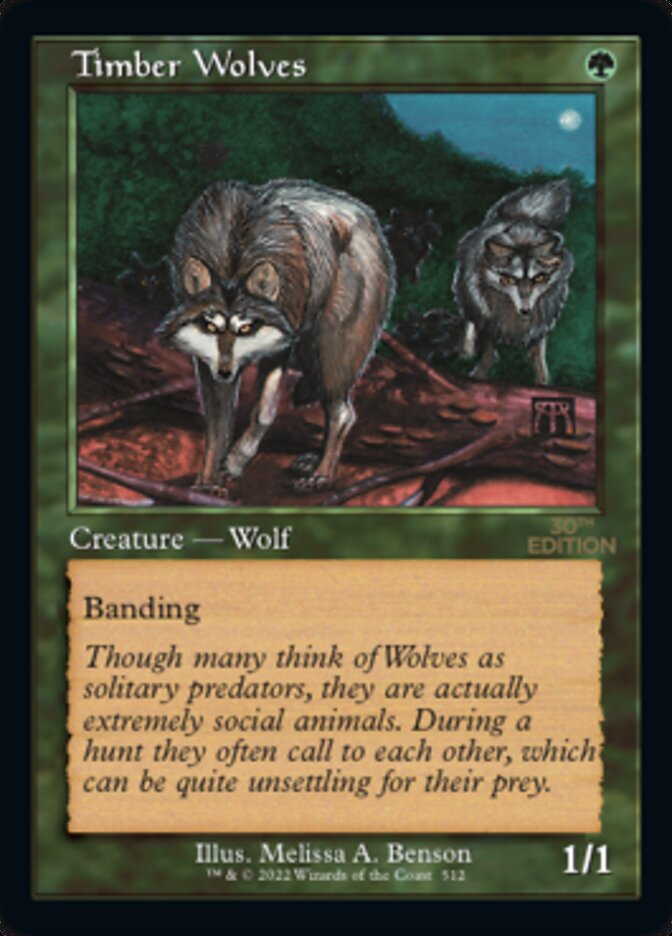 Timber Wolves (Retro) [30th Anniversary Edition] | GrognardGamesBatavia