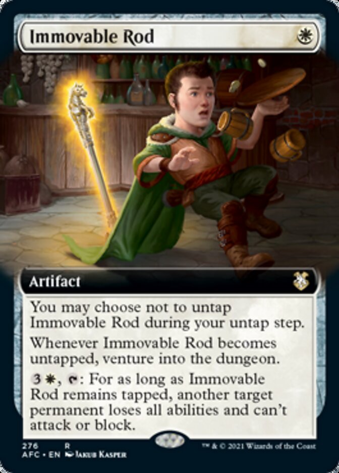 Immovable Rod (Extended Art) [Dungeons & Dragons: Adventures in the Forgotten Realms Commander] | GrognardGamesBatavia