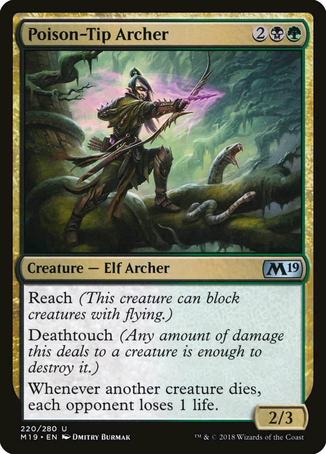 Poison-Tip Archer [Core Set 2019] | GrognardGamesBatavia