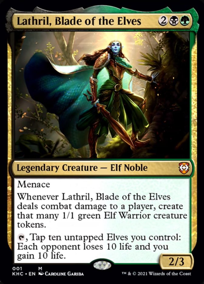 Lathril, Blade of the Elves [Kaldheim Commander] | GrognardGamesBatavia