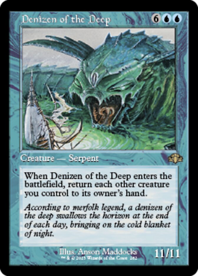Denizen of the Deep (Retro) [Dominaria Remastered] | GrognardGamesBatavia