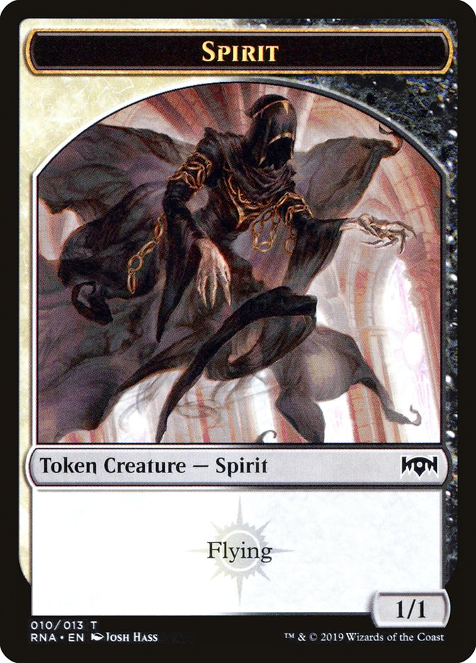 Spirit Token [Ravnica Allegiance Tokens] | GrognardGamesBatavia