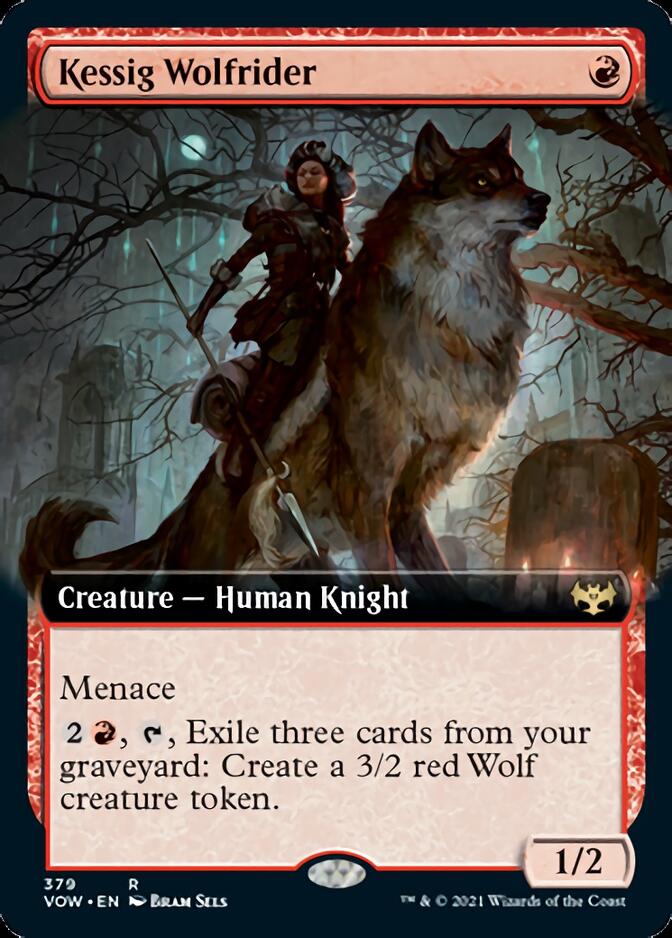 Kessig Wolfrider (Extended Art) [Innistrad: Crimson Vow] | GrognardGamesBatavia