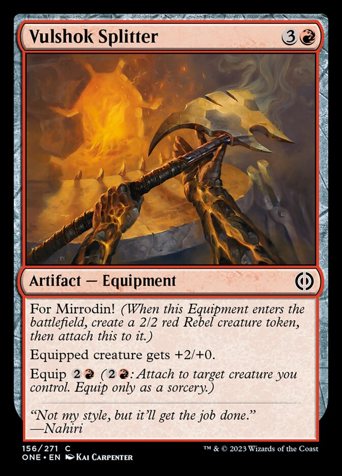 Vulshok Splitter [Phyrexia: All Will Be One] | GrognardGamesBatavia