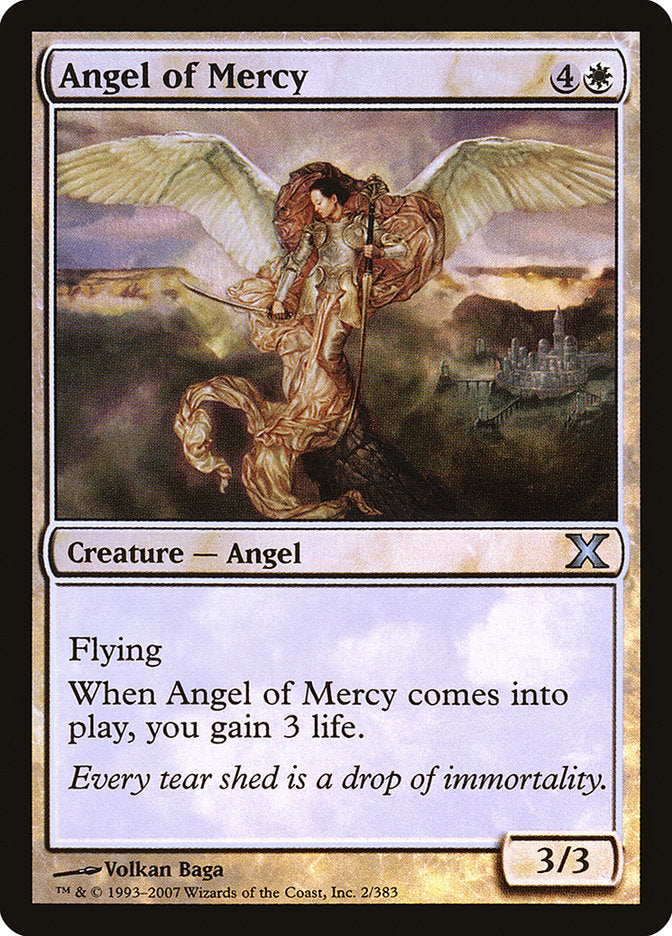 Angel of Mercy (Premium Foil) [Tenth Edition] | GrognardGamesBatavia