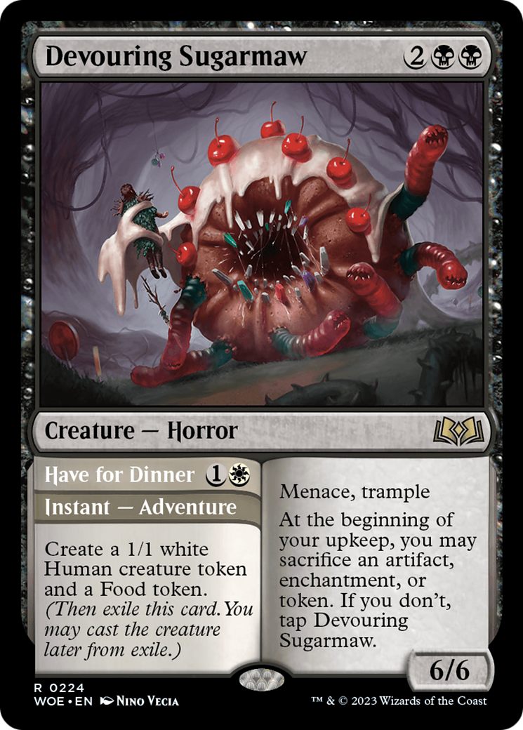 Devouring Sugarmaw // Have For Dinner [Wilds of Eldraine] | GrognardGamesBatavia