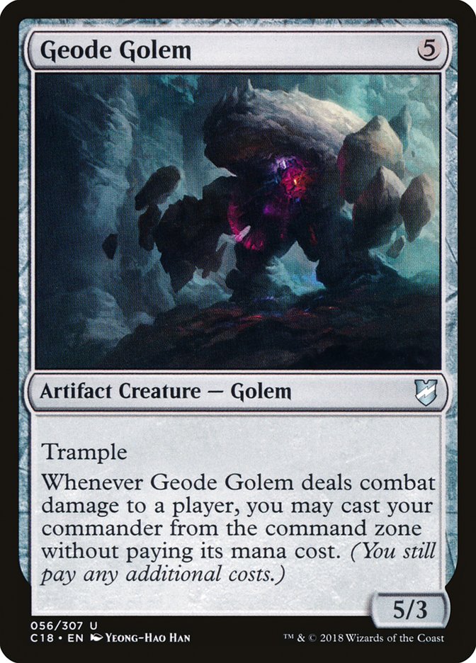 Geode Golem [Commander 2018] | GrognardGamesBatavia