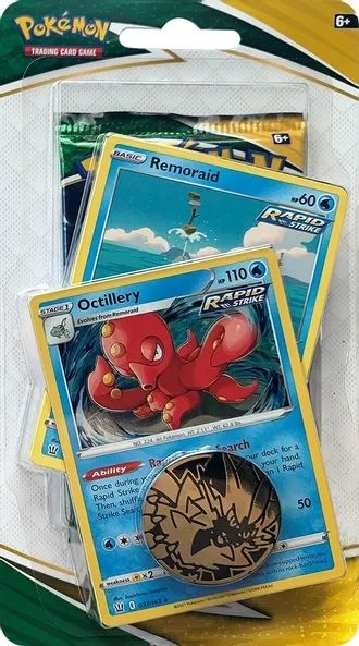 Sword & Shield: Evolving Skies - Single Pack Blister (Octillery, Remoraid) | GrognardGamesBatavia