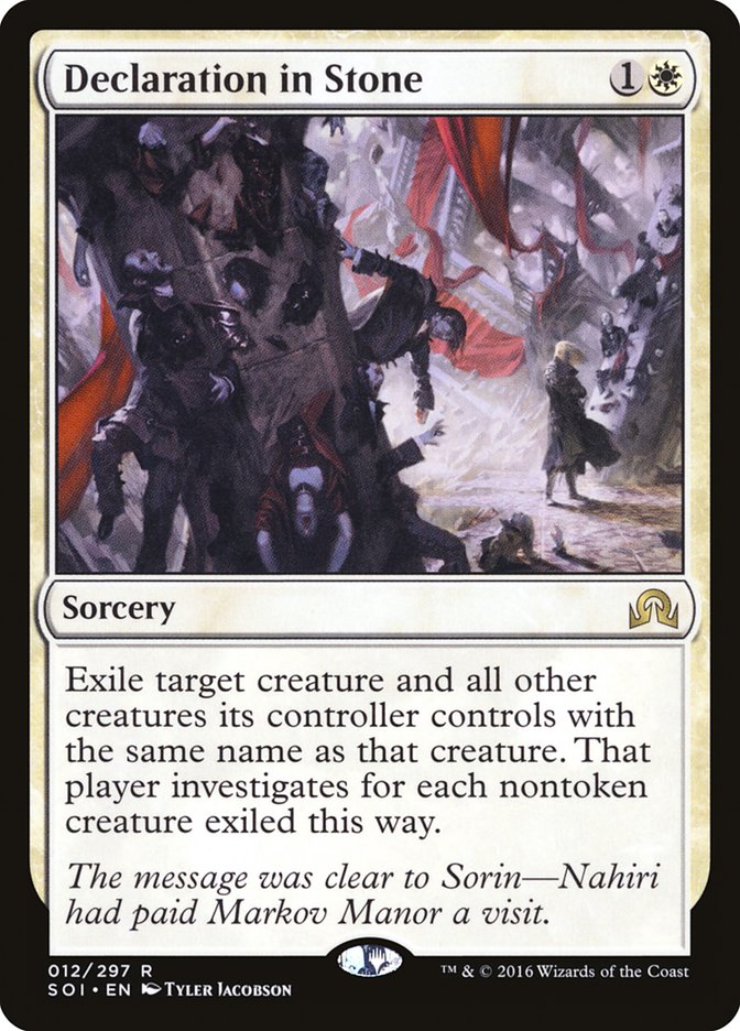 Declaration in Stone [Shadows over Innistrad] | GrognardGamesBatavia