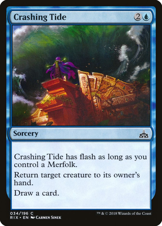 Crashing Tide [Rivals of Ixalan] | GrognardGamesBatavia