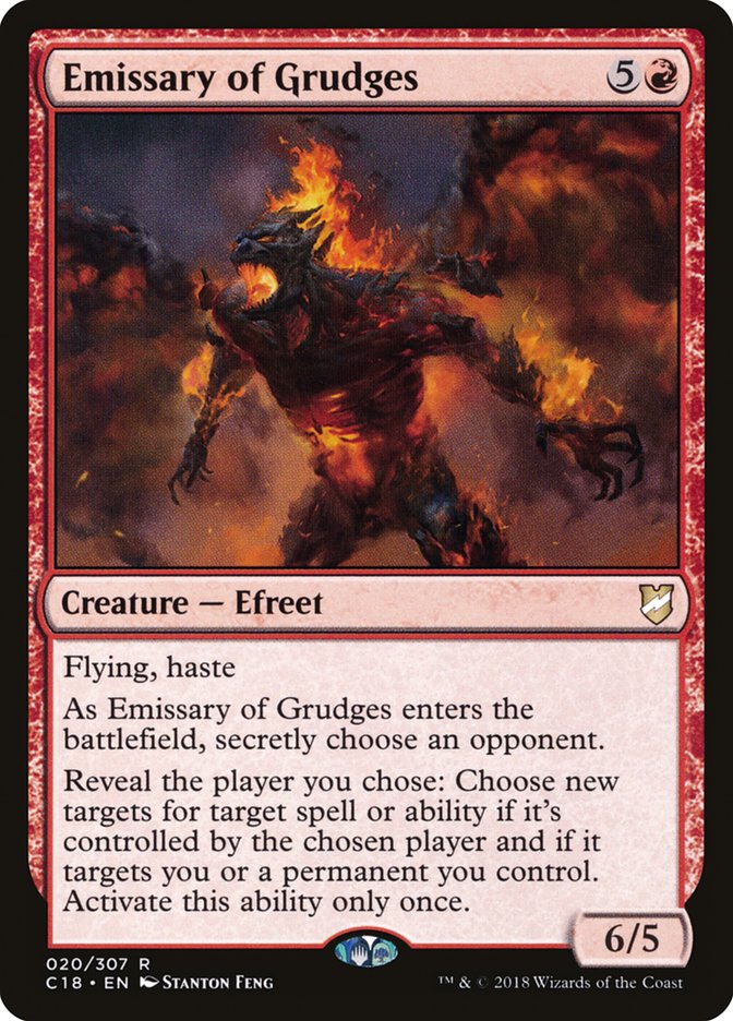 Emissary of Grudges [Commander 2018] | GrognardGamesBatavia