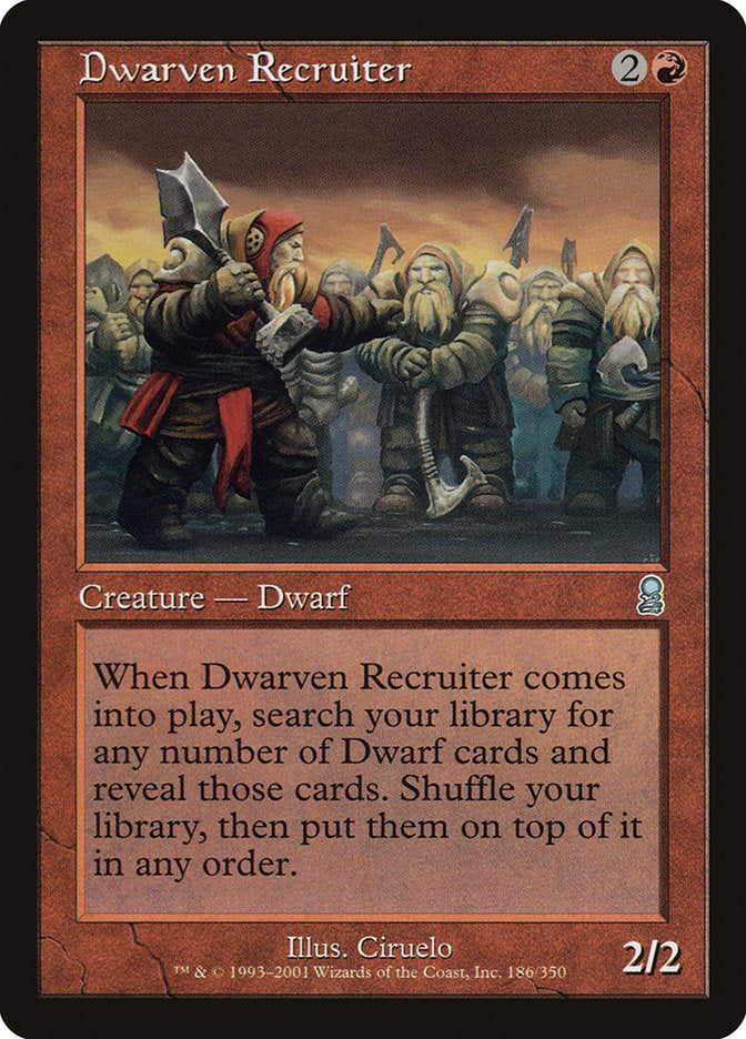Dwarven Recruiter [Odyssey] | GrognardGamesBatavia